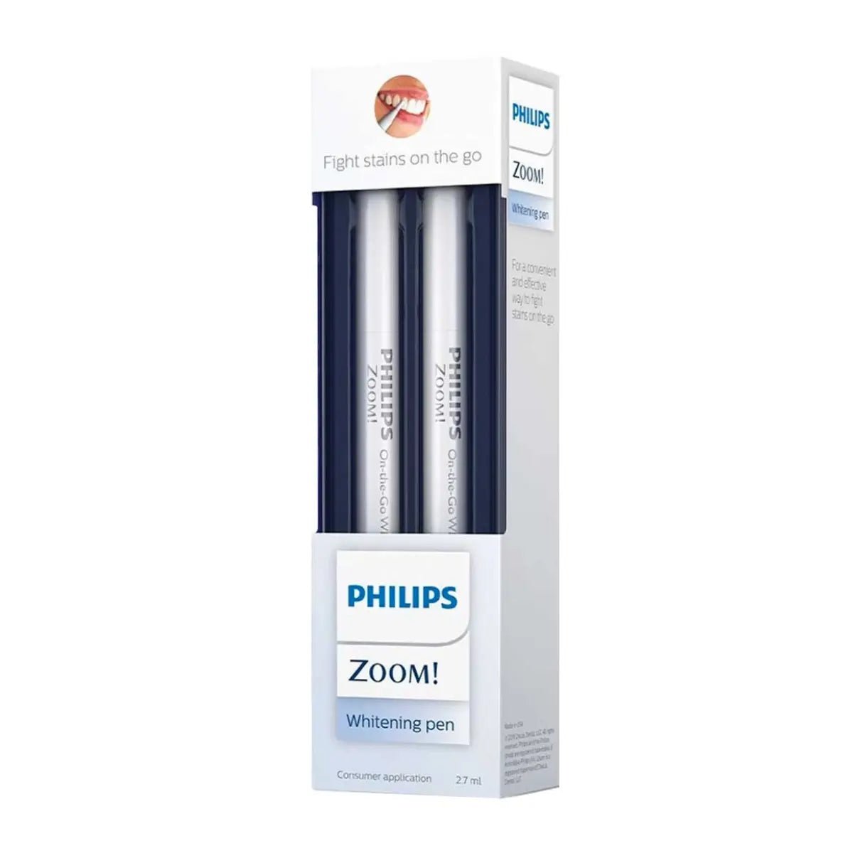 Penna Sbiancante Philips Zoom On - The - Go Nomade Double Pack