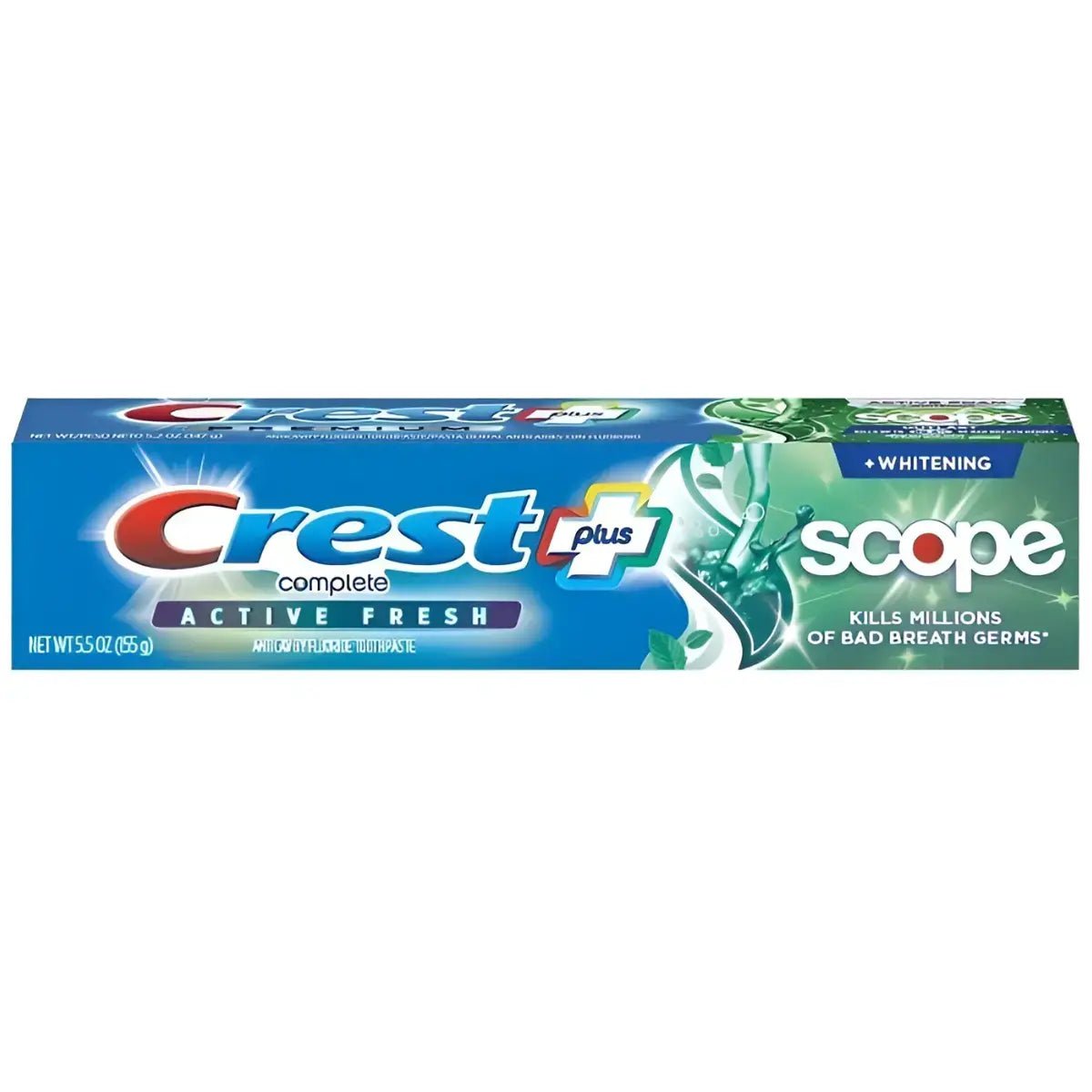 Dentifricio Crest Complete Plus Scope Active Fresh 155g