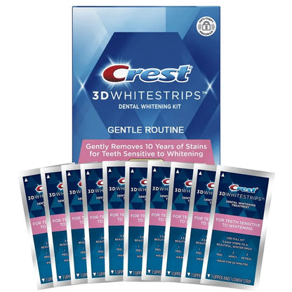 Strisce sbiancanti Crest 3D Gentle Routine Whitestrips