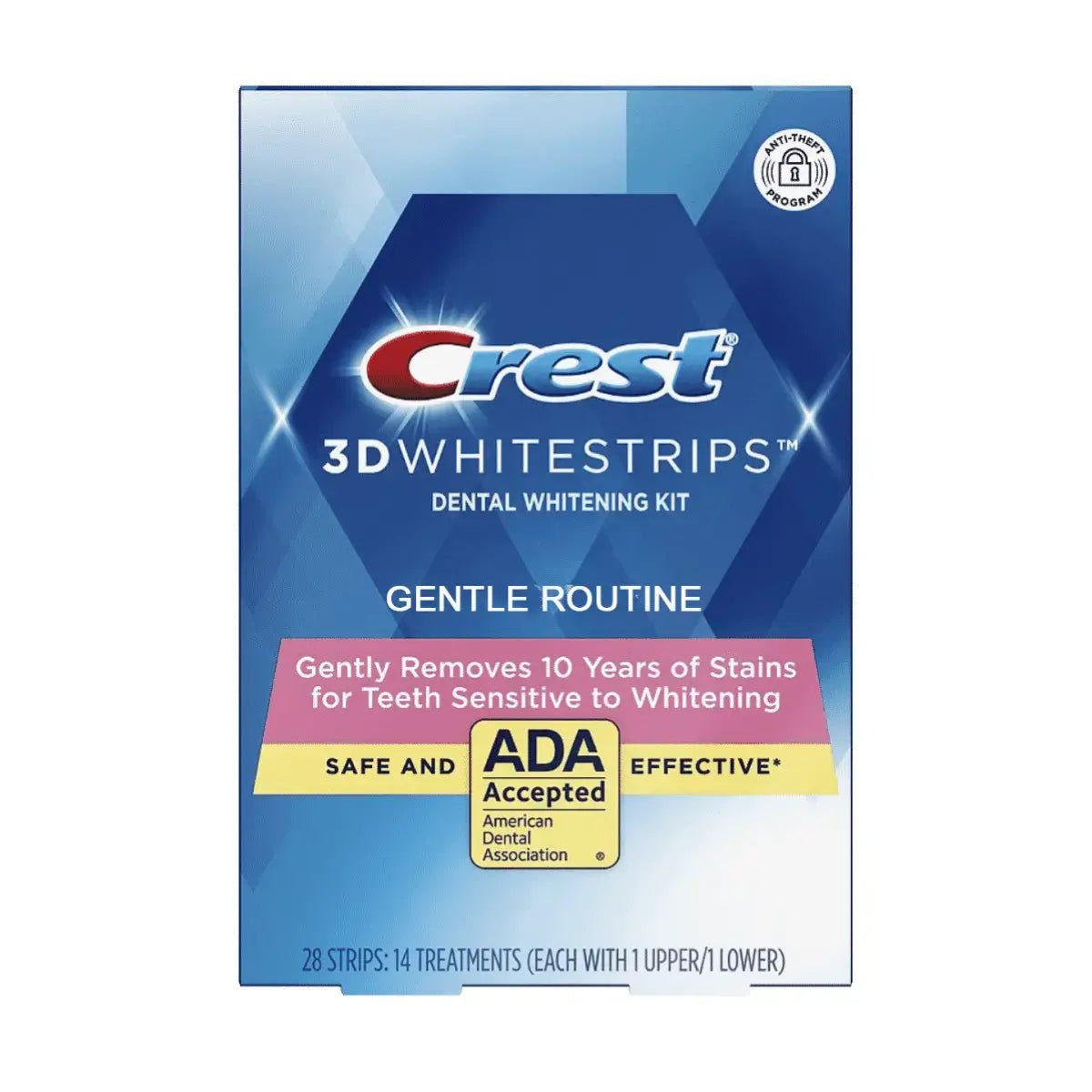 Strisce sbiancanti Crest 3D Gentle Routine Whitestrips