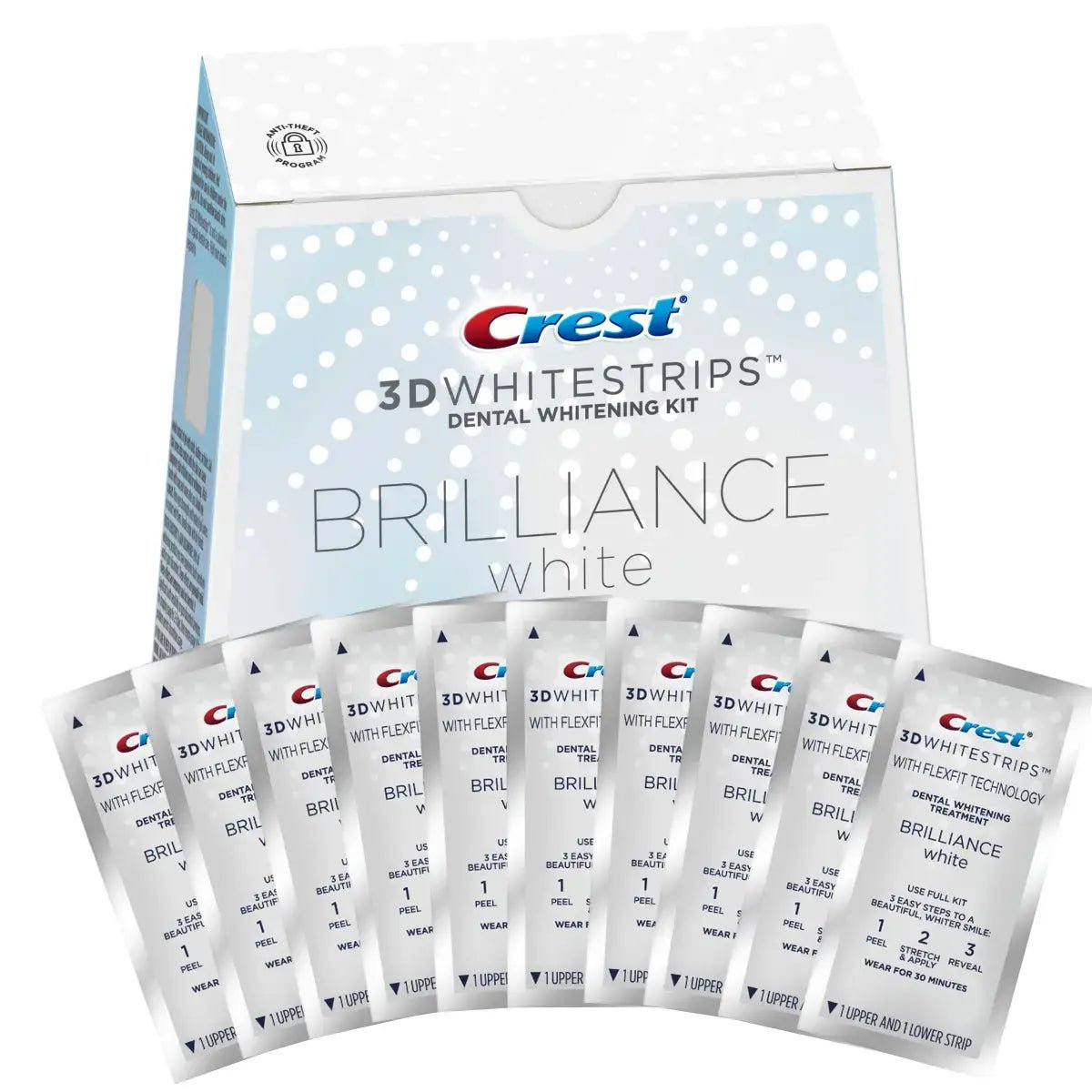 Strisce sbiancanti Crest 3D Whitestrips Brilliance White