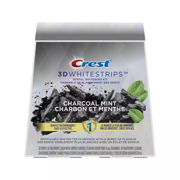 Strisce sbiancanti Crest Brilliance White Charcoal Mint Whitestrips