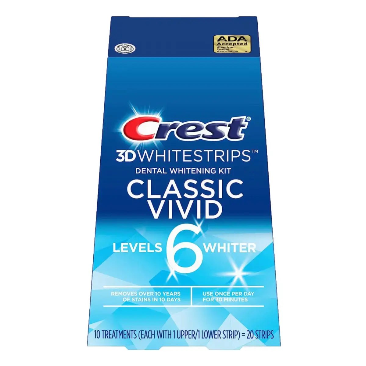 Strisce sbiancanti Crest Classic Vivid 6 Levels Whiter Whitestrips