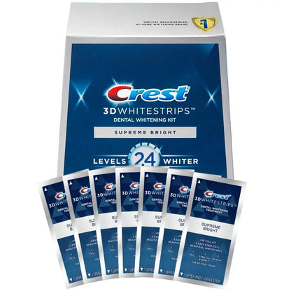 Strisce sbiancanti Crest Supreme Bright 24 Levels Whiter Whitestrips