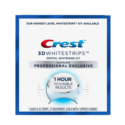 Strisce sbiancanti Crest Supreme Exclusive Dental Whitening LED