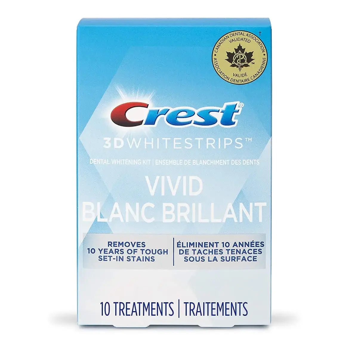 Strisce sbiancanti Crest Vivid Blanc Brillant Whitestrips